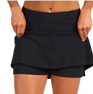 Royal Robbins Discovery Skort Size 14 Jet Black NWT